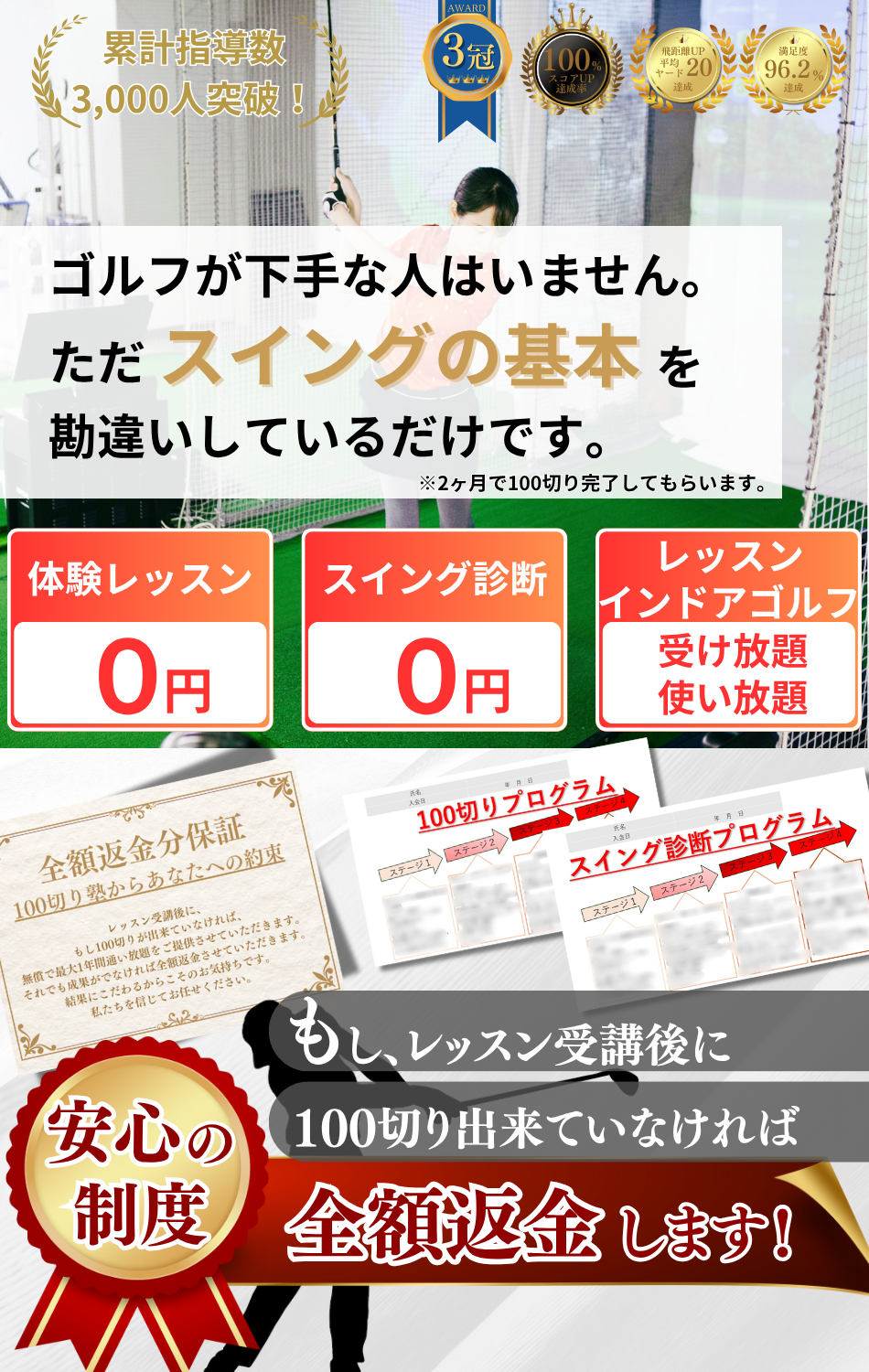 姫路インドアゴルフ&ゴルフスクール 100切り塾